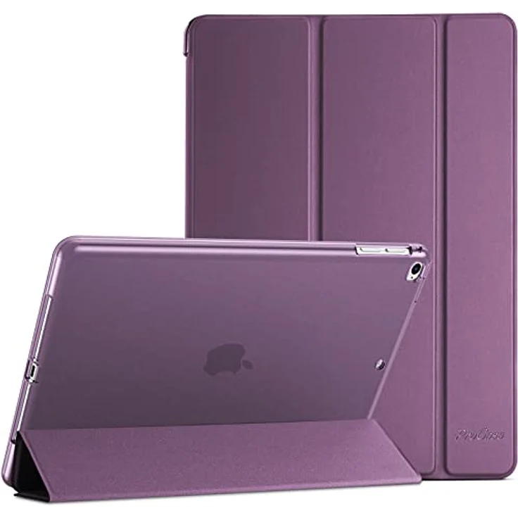 ProCase Soft Hülle für iPad 9.7 Zoll (6./5. Gen, Air 1/2) - Weiche TPU Schutzhülle mit transluzenter Rückseite, lila – Bild 1