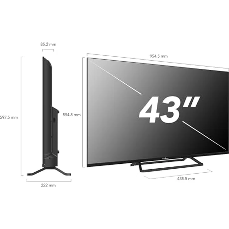 SMART TECH TV LED FHD 43' (109 cm) 43FN01V3 Nonsmart 3xHDMI 2xUSB Hotel Mode Store Mode, Dolby Audio-Sound, 2 x 8 W – Bild 3