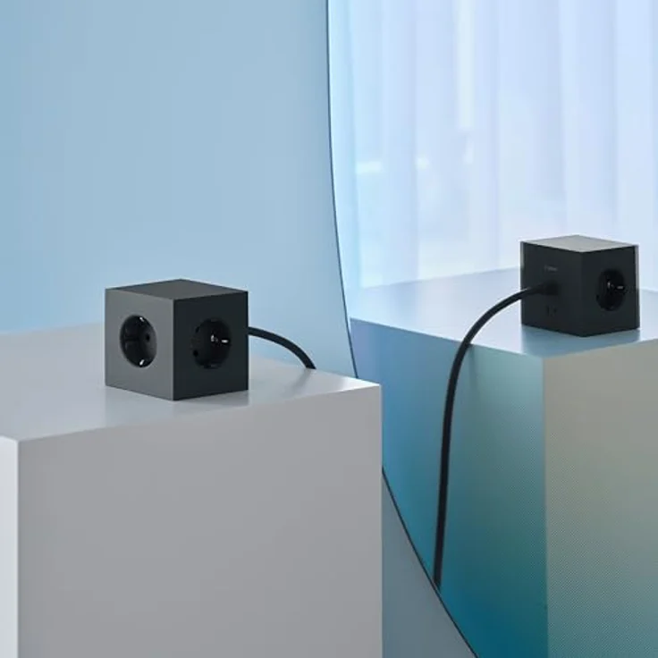 Avolt Steckdosenleiste Square 1 Usbc 30W 1.8M - Stockholm Black – Bild 4