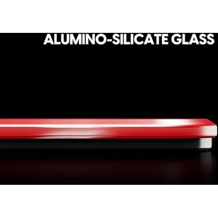 Pulsar Superglide Gaming-Mauspad V2, Aluminium-Silikat-Glasoberfläche, rutschfest, XL 49x41,9 cm, Rot – Bild 2