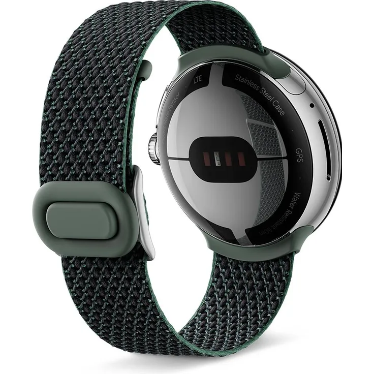 Google Pixel watch Band - Ivy Woven (Stainless Steel, Plastik), Uhrenarmband