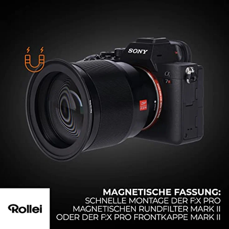 Rollei F:X Pro Magnetischer Step-Up-Ring Mark II 77mm, für 82mm F:X Pro Rundfilter aus hochwertigem Luftfahrt-Aluminium – Bild 2
