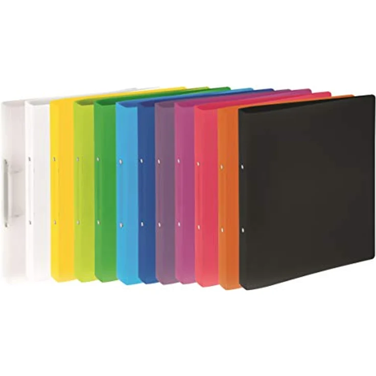 PAGNA Ringbuch Lucy Colours Präsentationsordner, 2-Ring-Mechanik, PP, A4, transluzent – Bild 2