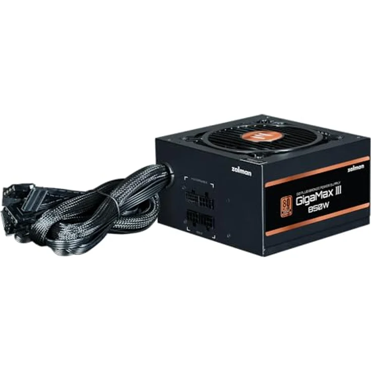 Zalman PC-Netzteil GigaMaxIII 850 W v2 (80 + Bronze) ATX3.0, Hochwertige Material, Langlebig, Robustheit – Bild 2