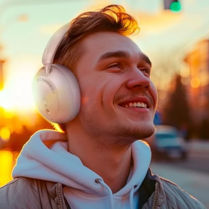 MIXX StreamQ D3, Over-Ear-Kopfhörer mit Active Noise Cancelling, bis zu 40 Stunden Laufzeit, faltbar, Siri und Google Assistant kompatibel – Bild 3