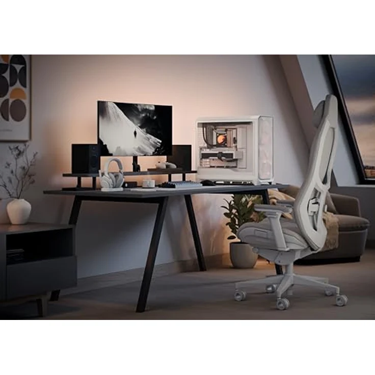 Fractal Design Meshify 3 XL White RGB TG Clear Tint, PC-Gehäuse mit hervorragender Belüftung und drei ARGB Lüftern, E-ATX-kompatibel – Bild 5