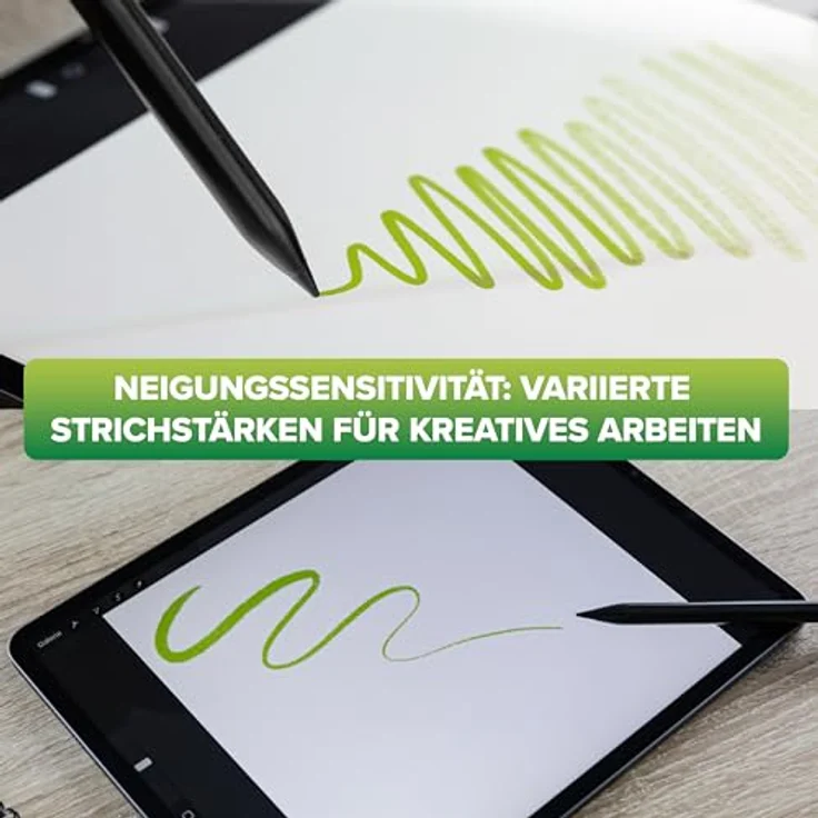 InLine® Stylus, Eingabestift für Apple iPad (2018-2025), Pencil 2nd Generation, hochpräzise, Neigungs- und Handflächenerkennung, Akku, USB-C, weiß – Bild 2