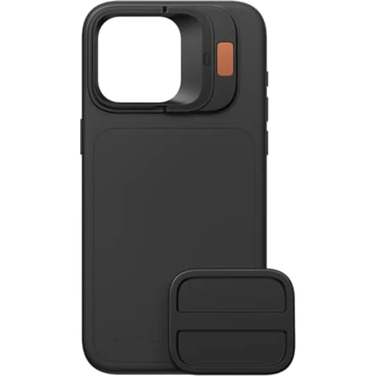 PolarPro - LiteChaser iPhone 15 Pro Max Tasche inkl. Defender - Schwarz - Stärkeres MagSafe - Fotografie/Videografie - Stromlinienförmig