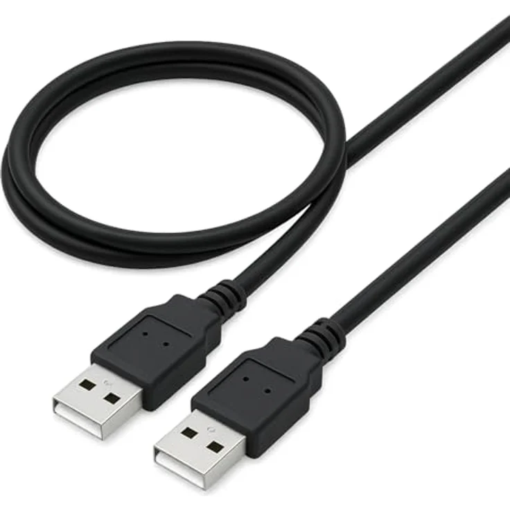Ewent EW-100105-020-N-P - USB Kabel (1,8 m, USB A, USB A, 2.0, Schwarz) – Bild 3