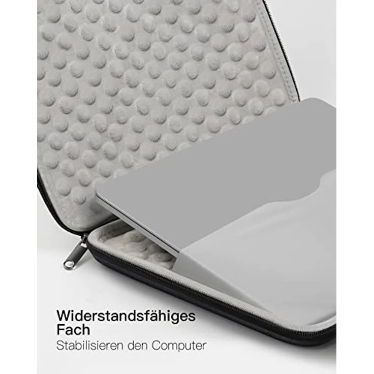 Inateck Eva stoßfeste Laptoptasche kompatibel mit 14 MacBook Pro M3/M2/M1 Pro/Max 2023-2021, 13 MacBook Air 2012-2017, 13 MacBook Pro 2012-2015, 14,4-13,5 Surface Laptop4/3/Studio, Laptop-Schutzhülle – Bild 5