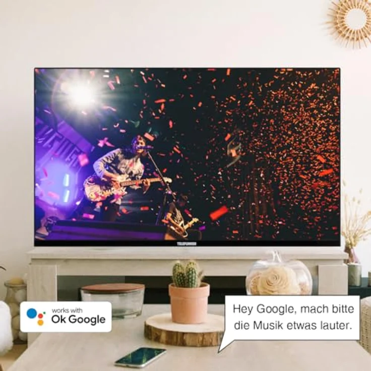 Telefunken Android TV 43 Zoll Fernseher (Full HD Smart TV, HDR, Triple-Tuner, Bluetooth) XF43AN750M – Bild 4