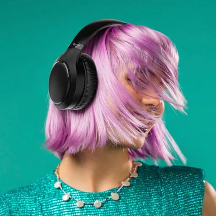 Meliconi Speak Now, Bluetooth Kopfhörer 5.3, drahtlos mit Mikrofon, hochwertiger Sound, kraftvoller Bass, maximaler Komfort, kompatibel mit Android und Apple – Bild 2