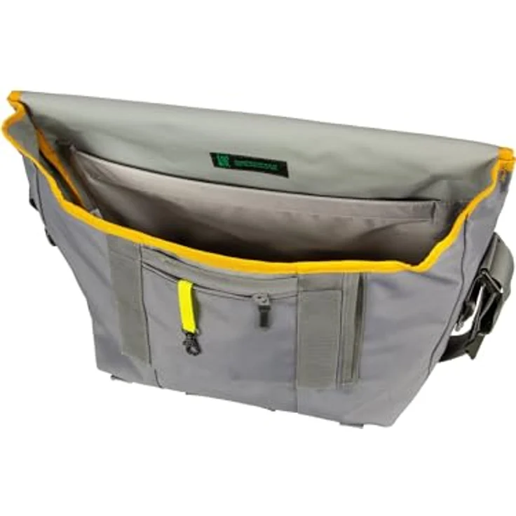 Timbuk2 Heritage Classic Messenger, Laptop-Tasche mit 41 cm Fach, grau, 100% Nylon, Eco Gunmetal Zing – Bild 3