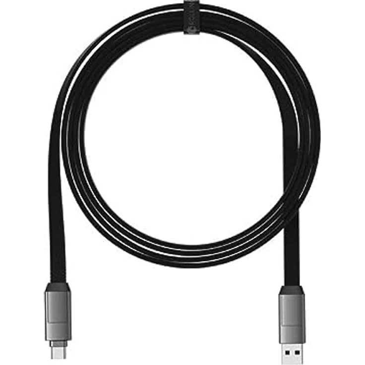 Rolling Square inCharge X Max, 6-in-1 All-in-One Kabel für iPhone, Android & USB-C, 1,5 m - Schwarz – Bild 1