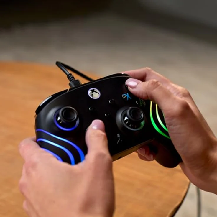 Turtle Beach Afterglow Wave Wired Controller, Gaming Controller mit dreistufig einstellbaren Hall-Effekt-Abzügen und RGB-Beleuchtung, Schwarz – Bild 10