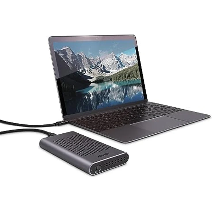 Lindy USB 3.2 Gen 2x2 Dual M.2 NVMe SSD Gehäuse mit Klonfunktion – Bild 5