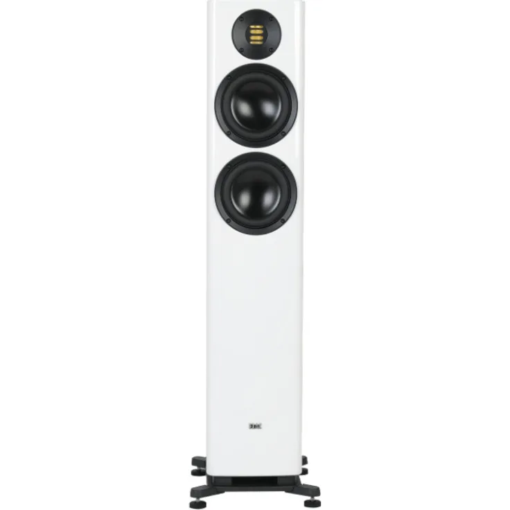 ELAC Solano FS287, weißer Standlautsprecher, 2,5-Wege, Bassreflex, JET 5 Hochtöner, 40 – 300 W Verstärkerleistung