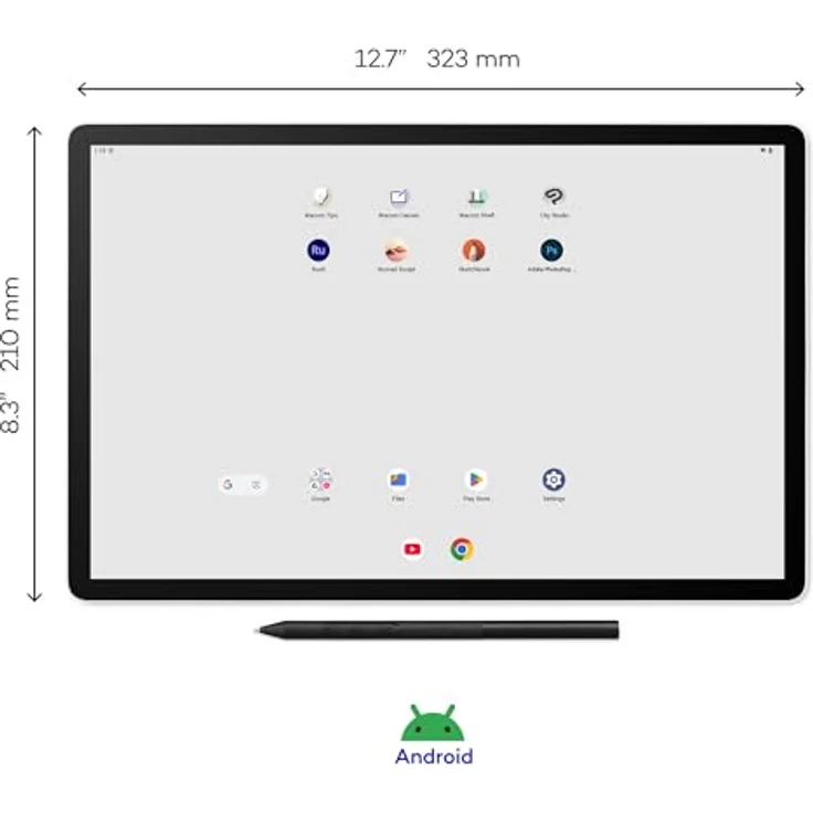 Wacom MovinkPad Pro portable 14, Grafiktablett mit 14 Zoll Display, grau – Bild 8