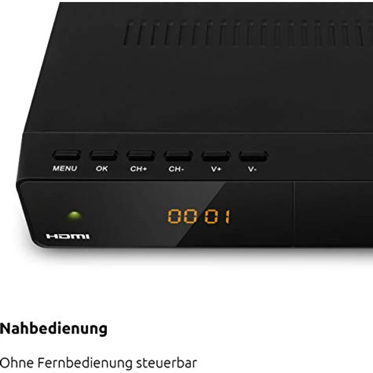TechniSat HD-S 261 - kompakter digital HD Satelliten Receiver (Sat DVB-S/S2, HDTV, HDMI, USB Mediaplayer, vorinstallierte Programmliste, Sleeptimer, Nahbedienung am Gerät, Fernbedienung) schwarz – Bild 3