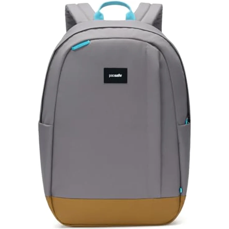 Pacsafe GO 25L, Anti-Diebstahl Notebook Rucksack in Stone mit gepolstertem Laptopfach und RFID-blockierendem Fach – Bild 1