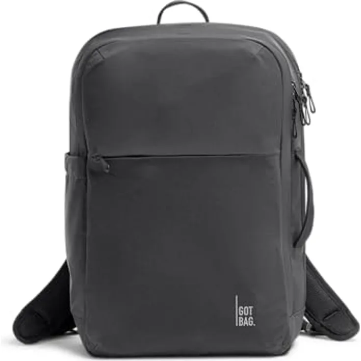 GOT BAG Commuter Pack, Laptop-Rucksack bis 16 Zoll aus recyceltem Plastik, wasserabweisend, 19 Liter Volumen, Büro & Uni Backpack
