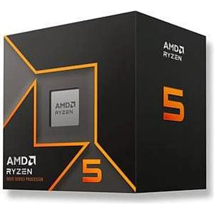 AMD Ryzen 5 9600, 6-Kern Prozessor mit 3,8 GHz, Sockel AM5, 4 nm, Boxed, inklusive Kühler