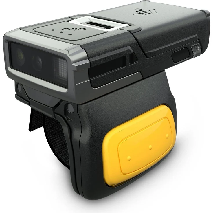 Zebra RS5100, Bluetooth Handrückenhalterung, 2D Barcode-Scanner mit SE4770 Sensor, IP65, schwarz/silber