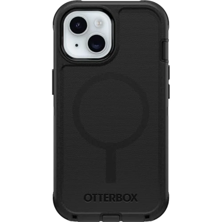OtterBox Defender Series MagSafe Hülle für iPhone 15/iPhone 14/iPhone 13, stoßfest, sturzsicher, extrem robust, Schutzhülle, Schwarz – Bild 2