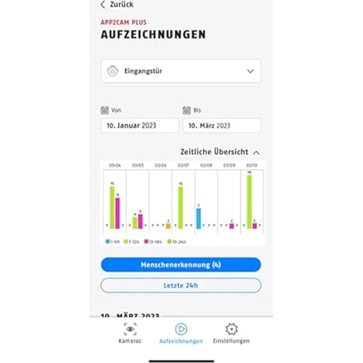 ABUS Überwachungskamera SmartLook Schwenken & Neigen mit WLAN (PPIC52520) - weiß - 4K Auflösung, Nachtsicht & Push-Benachrichtigung – Bild 5