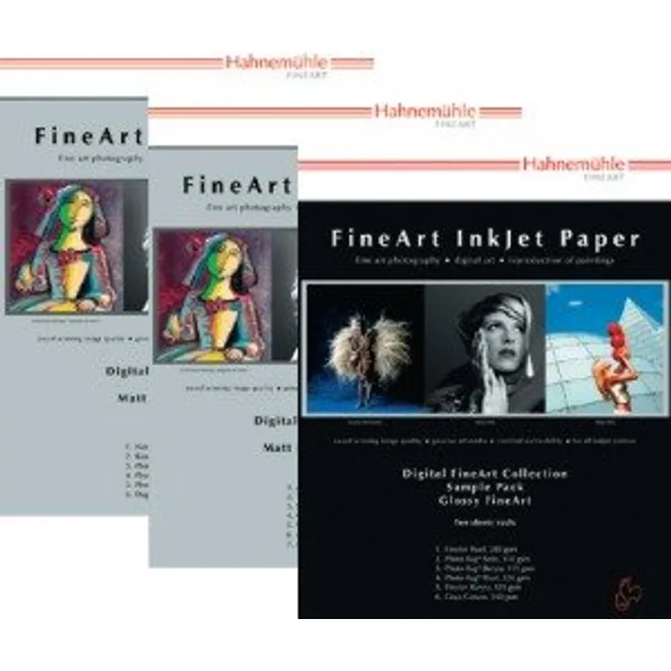 Matt Fine Art Textured SamplePack 7 Qualitäten, DIN A4, 14Blatt