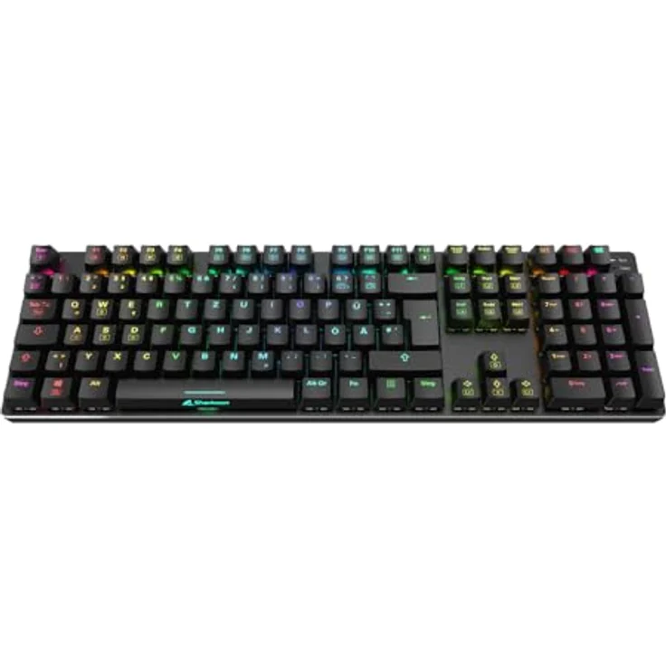Sharkoon Skiller SGK36W RGB Huano Red USB Gamer Keyboard schwarz, kabelloser Betrieb, anpassbare RGB-Beleuchtung und rote Huano-Schalter – Bild 6