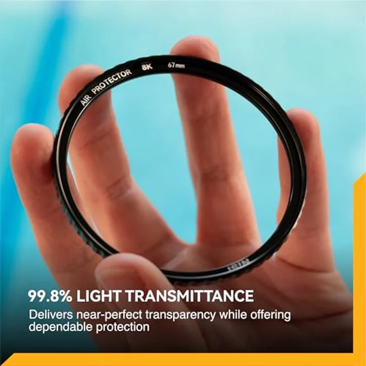 Nisi Air Protector, Objektivfilter mit 99,8 % Lichtdurchlässigkeit, transparente Nano-Beschichtung für 8K-Bildqualität – Bild 2