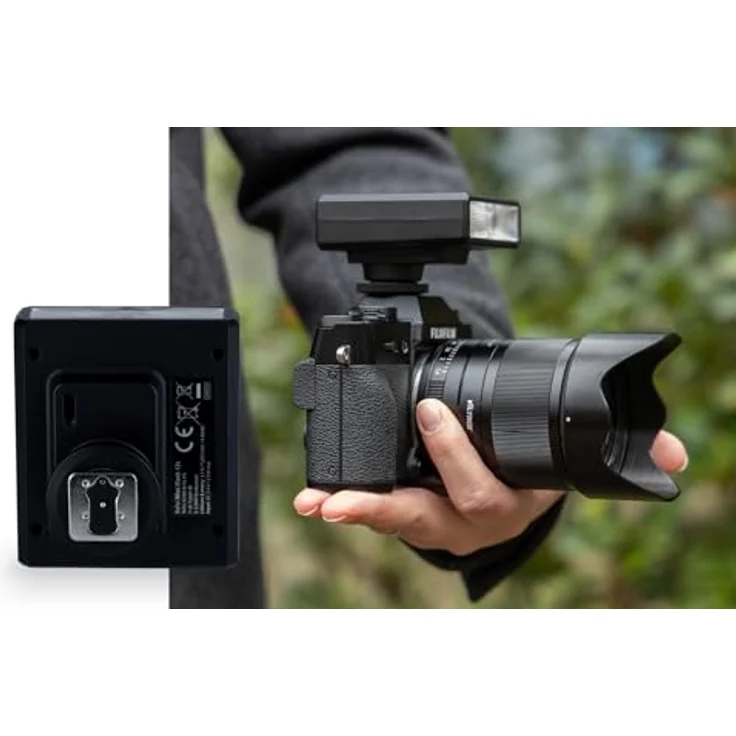 Rollei Mini Flash 12s Aufsteckblitz, Leistungsstarker und ultrakompakter Blitz, Multi-kompatibler Hot-Shoe, Automatik & Manueller Modus, Ultrakompakt und Leicht, 110 Blitzauslösung – Bild 3