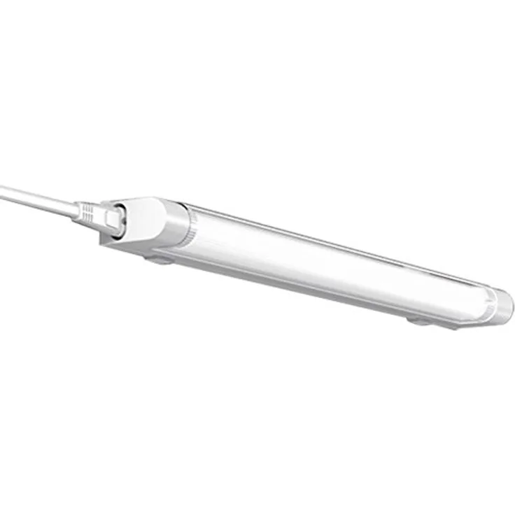 RZB LED Decken und Wandleuchte, Armatur Kunststoff, Diffusor klar prismatisch, EEK A+, 22 x 39 x 312 mm inklusive Zuleitung 1,80 m, 4 W, LED eingebaut 451156.002.1, Weiß