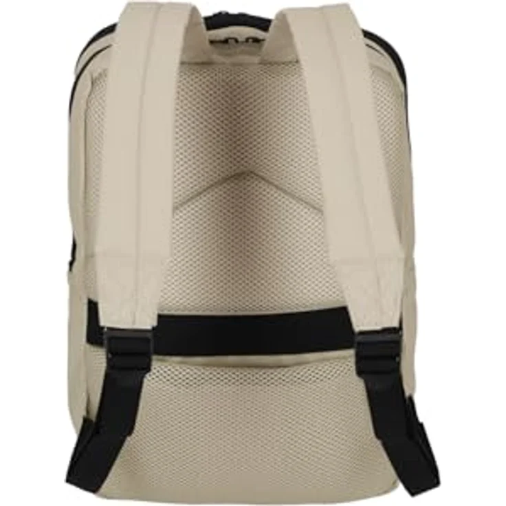 Travelite Handgepäck Rucksack, Laptopfach 13 Zoll, wasserabweisender Tagesrucksack, 12 Liter, Elfenbein – Bild 3
