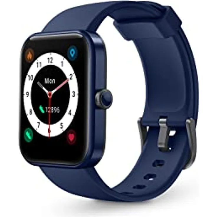 SPC Smartee Star – Smartwatch mit 1,7 Zoll (44mm) IPS-Display, 1 Woche Akkulaufzeit, 14 Sportmodi, wasserdicht 50m, Oximeter, Frauengesundheit - Blau