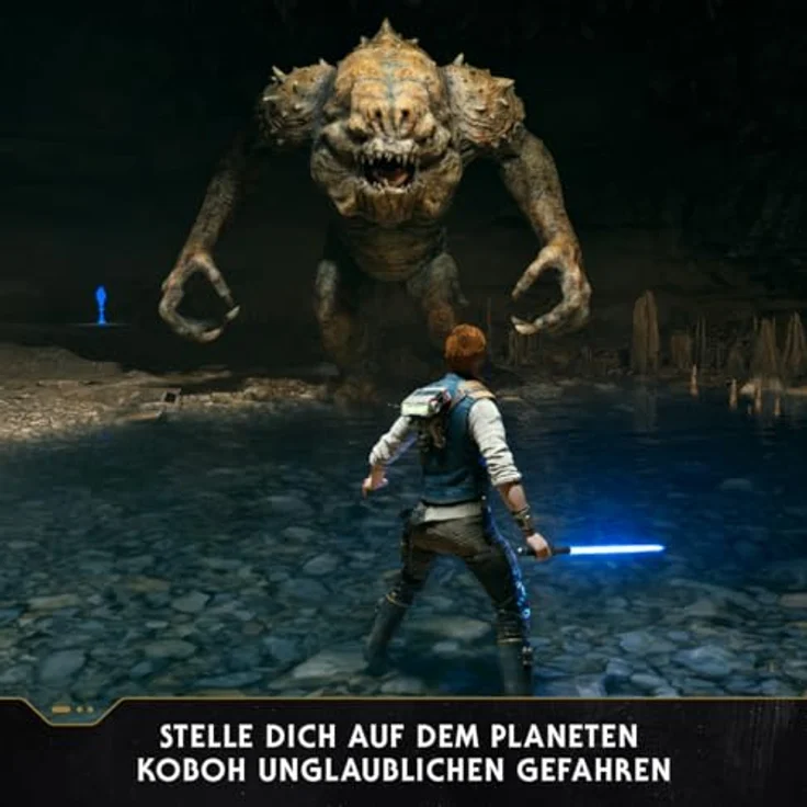 Electronic Arts Star Wars Jedi: Survivor, PS4-Game mit filmischem Kampfsystem und neuen Machtfähigkeiten, blau – Bild 4