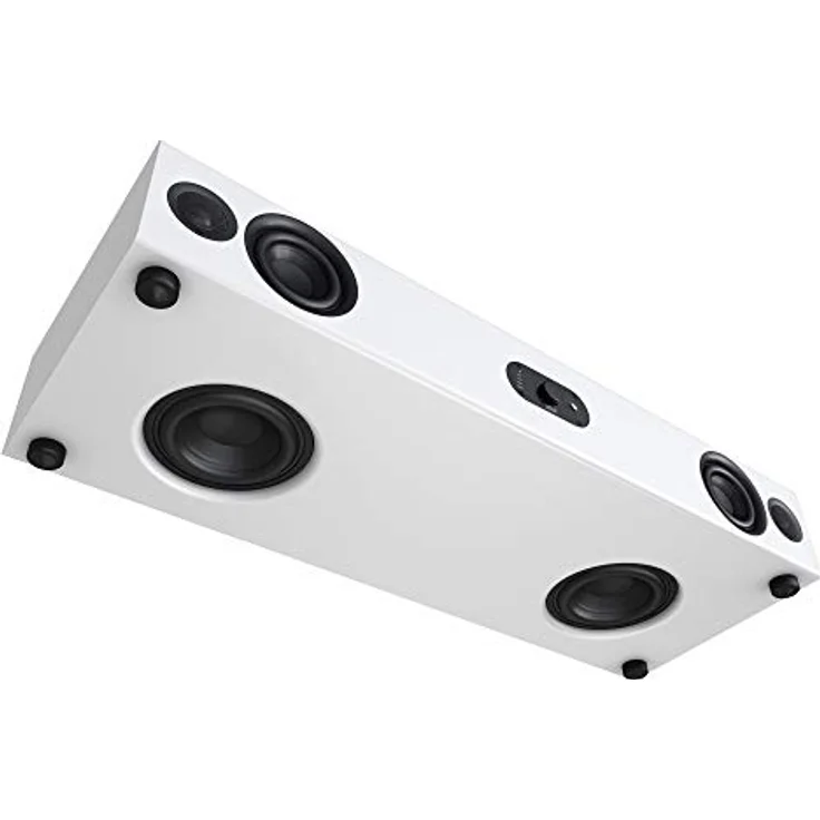 Nubert nuPro AS-3500 | Weiße Soundbar | Mit DTS und Dolby Audio | Soundplate für Streaming | TV-Lautsprecher mit Bluetooth aptX HD | Vollaktive Soundbase in 2 Wegen | Sounddeck für Zuhause – Bild 3