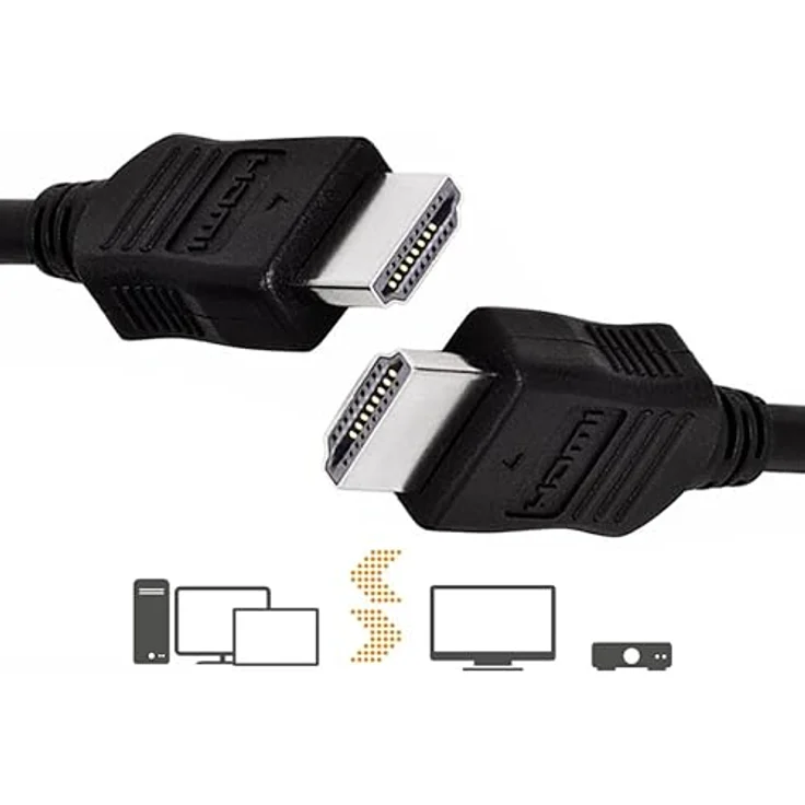 Hama High-Speed-HDMI™-Kabel, Stecker - Stecker, 1,5 m - High-Speed Übertragung von bis zu 10,2 Gbit/s, mit integriertem Audio Return Channel (ARC) – Bild 5
