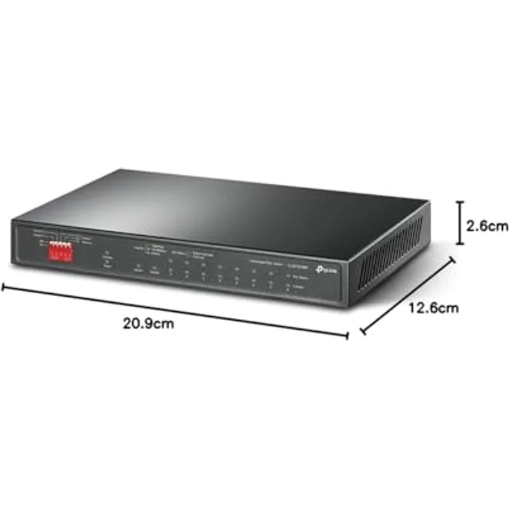 TP-Link TL-SG1210MP 10-Port Gigabit PoE+ Rackmount Switch – Bild 10