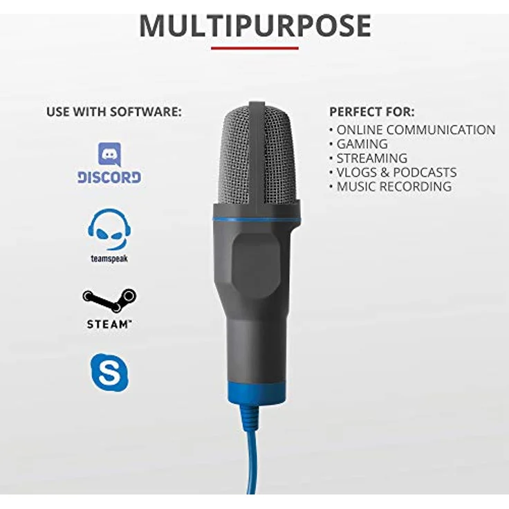 TRUST Mico USB Microphone Schwarz (18290220103) – Bild 6
