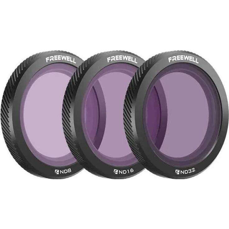 Freewell Neo Magnetic ND Filters Standard Day, ND8/ND16/ND32 Filter für DJI Neo, leichtes Drohnen-Zubehör für klare Aufnahmen