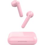 FOREVER TWE-110 Earp Bluetooth-Kopfhörer mit Ladetasche rosa TWS Touch-Control Integriertes Mikrofon In-Ear Ohrhörer Kabellos Headset Mit Powerbank