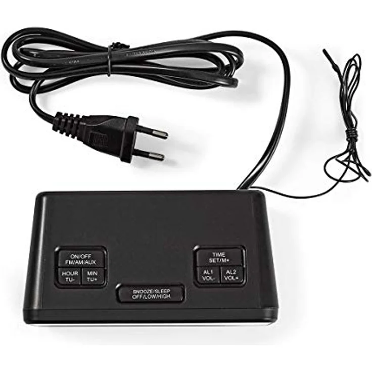 Nedis Digitales Radiowecker mit LED-Display (0,9 Zoll) FM – Bild 4