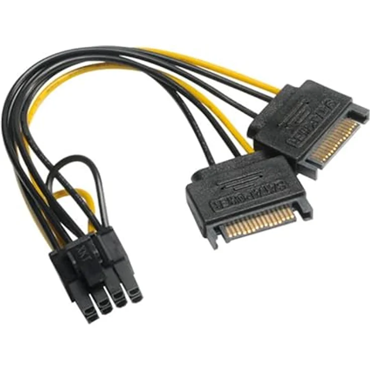 Akasa SATA POWER TO 6+2PIN PCIE ADAPTOR – Bild 2