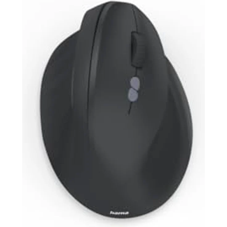 Hama EWM-500R, Ergonomische Funk-Maus mit 1800 DPI, 7 Tasten, schwarz – Bild 8