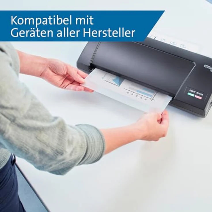DAHLE Laminierfolien glänzend A3, 80 micron, 100 Stück, Schutzfolie für Dokumente – Bild 7