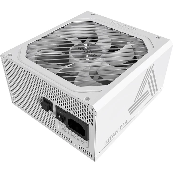 Montech Titan PLA 750W, ATX-3.1 Netzteil mit PCIe 5.1, 80 PLUS & Cybenetics Platinum, 750 Watt, weiß