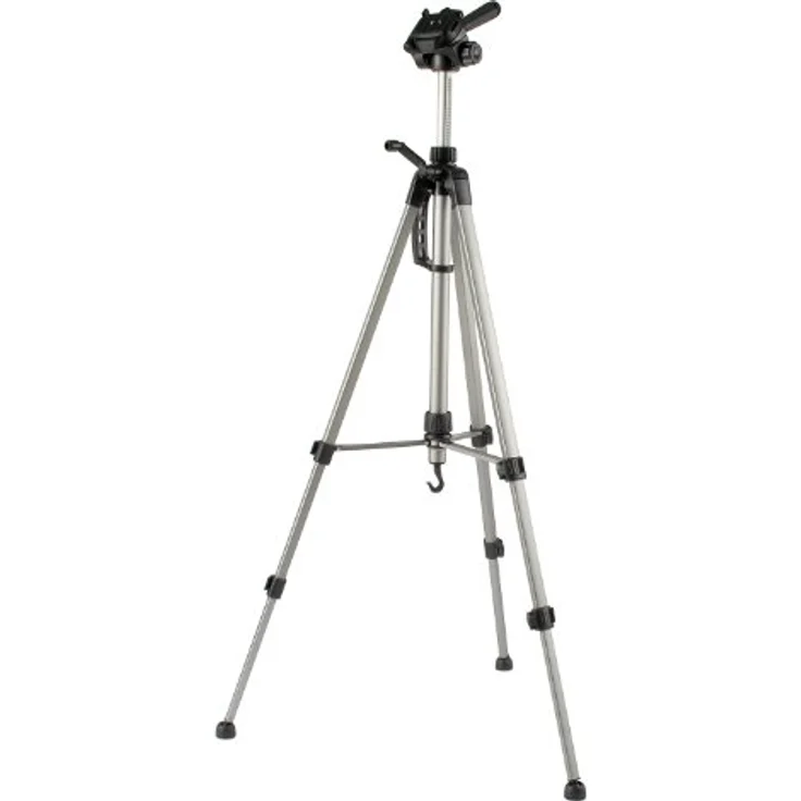 Cullmann 52128 Alpha 2800 Stativ (mit 3-Wege-Kopf, 184,5 cm (72,6 Zoll) Höhe, 2 Auszüge) silber – Bild 2