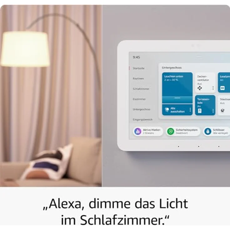 Amazon Echo Hub | Smart-Home-Bedienpanel (8 Zoll) mit Alexa | Kompatibel mit über 10.000 Geräten – Bild 3